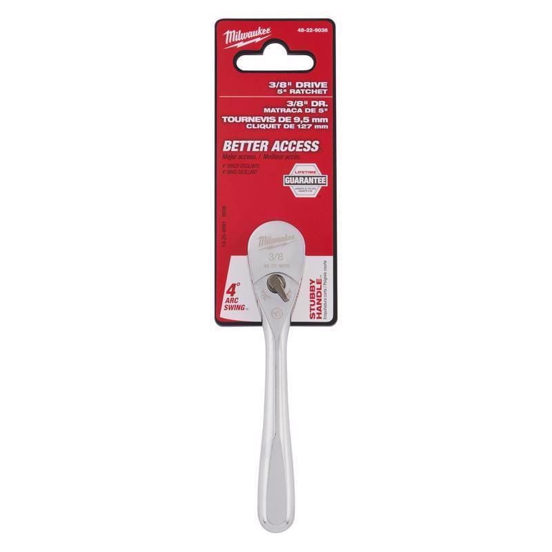 Milwaukee 48-22-9036 Ratchet SAE Chrm 3/8"X5"