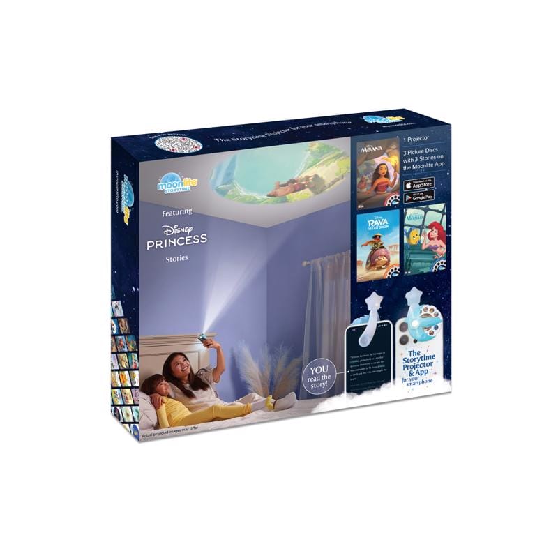 Moonlite Storytime 301781 Disney Princess Story Projector Blue