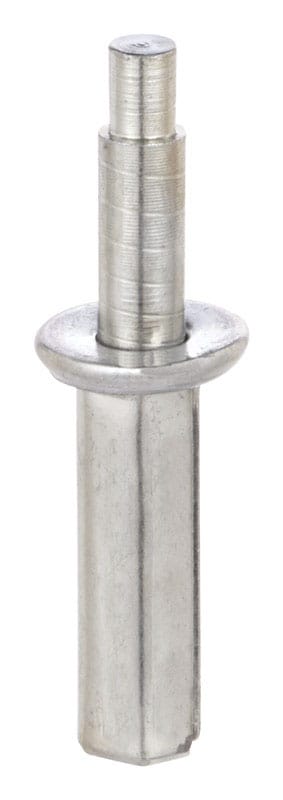 Barton Kramer 384C 7/16 in. D X 2-9/16 in. L Mill Silver Steel Bi-fold Door Pivot 2 pk