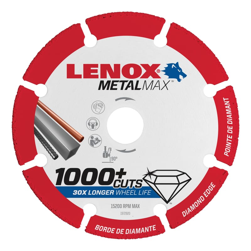 Lenox 1972918 MetalMax 3 in. D X 3/8 in. X .050 in. thick Diamond/Metal Metal Cut-Off Blade 1 pc