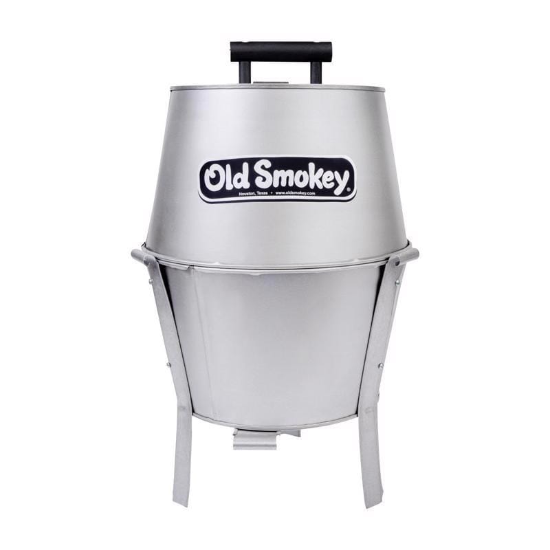 Old Smokey Products #14 13 in. Small Charcoal Grill Silver