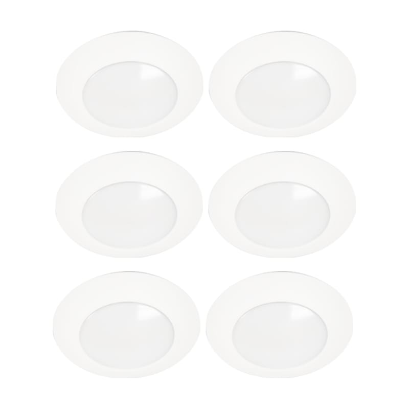 Halo HLCE6099306PCA White 6 in. W Aluminum LED Retrofit Downlight 15.7 W