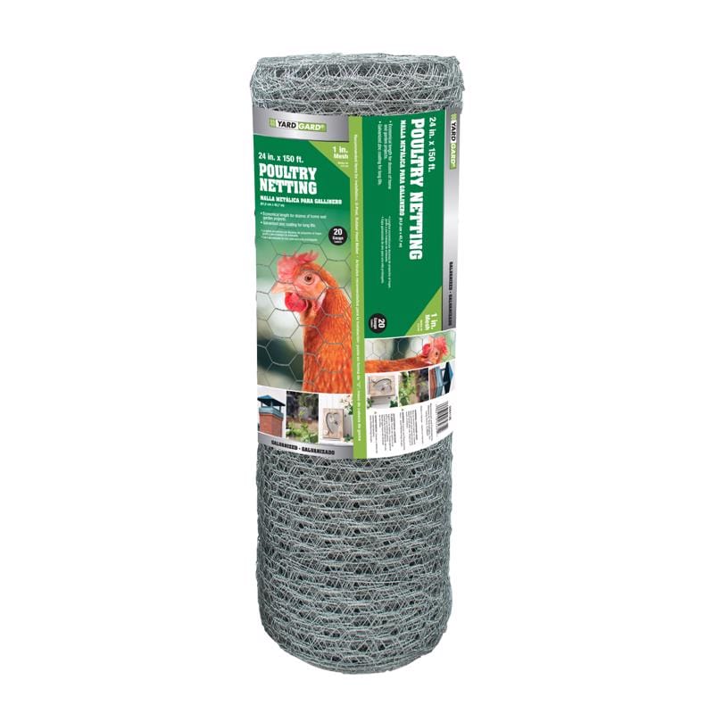 Yardgard 308413B 24 in. H X 150 ft. L Galvanized Steel Fencing 1 in. X 1 in. in.