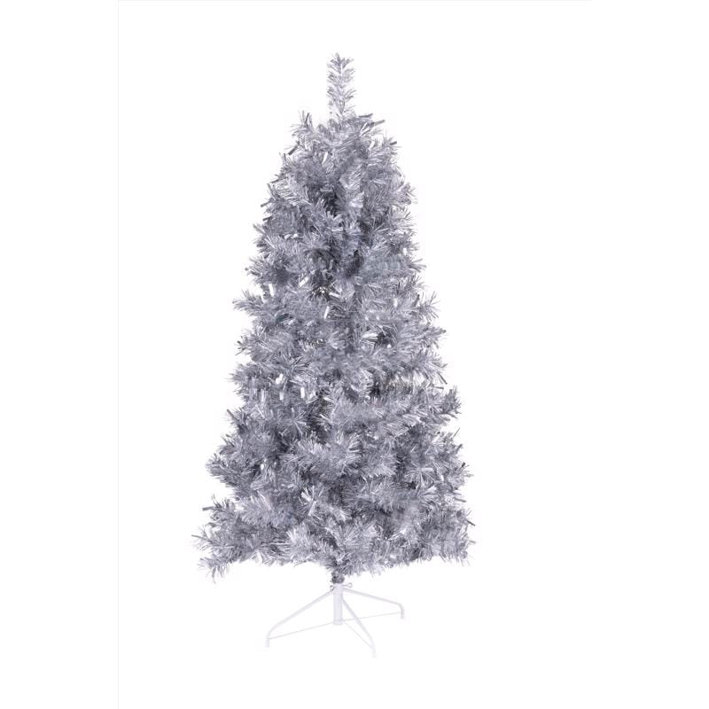 Celebrations 24-06032A 6 ft. Full Unlit Silver Christmas Tree