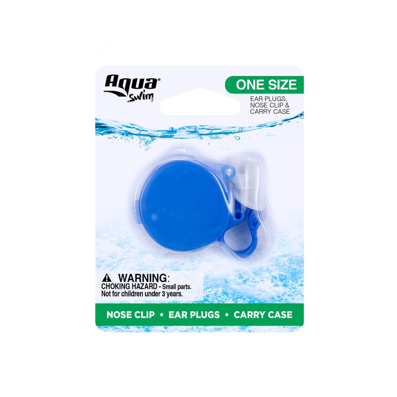 Aqua Swim AQA1951 Assorted Rubber Ear Plugs and Nose Clip