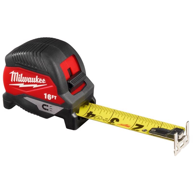 Milwaukee 48-22-1016M 16 ft. L X 2.05 in. W Compact Magnetic Tape Measure 1 pk