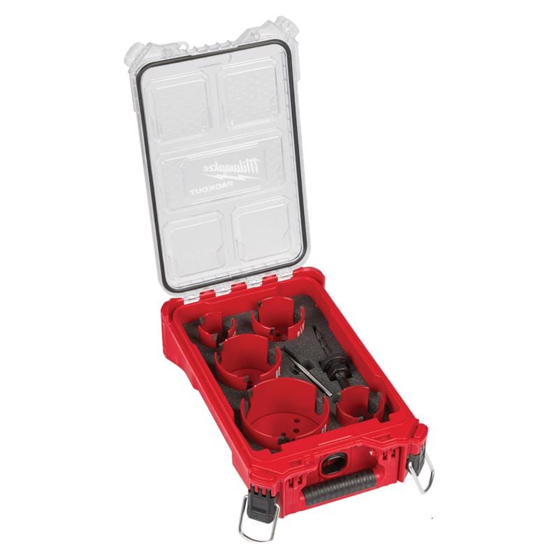 Milwaukee 49-56-9295 Big Hawg Carbide Tipped Hole Saw Kit Arbor Included