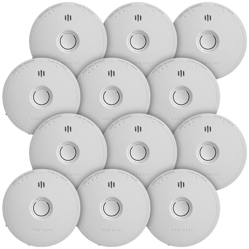 BRK CO1-W01-B12 Hard-Wired w/Battery Back-up Electrochemical Carbon Monoxide Detector