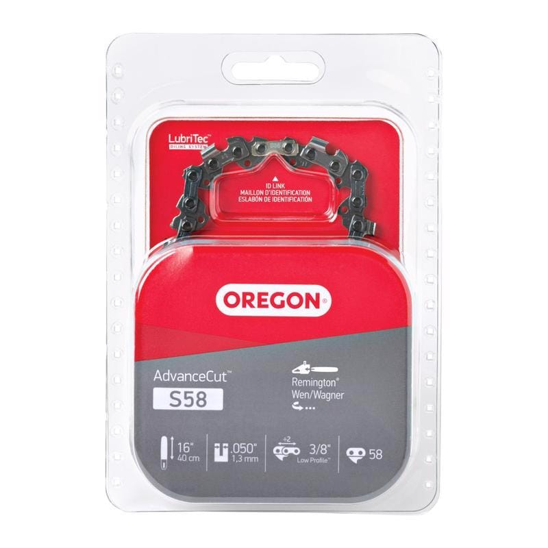 Oregon S58 AdvanceCut S58 16 in. Chainsaw Chain 58 links
