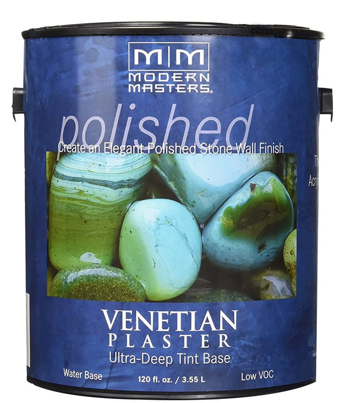 Modern Masters VP200GAL Ultra Deep Tint Base Water-Based Venetian Plaster 120 oz