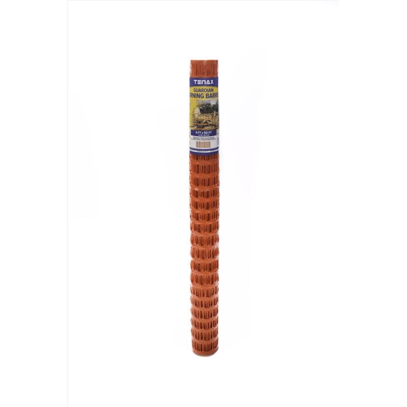 Tenax 82099904AC 4 ft. H X 50 ft. L Polyethylene Guardian Warning Barrier Orange