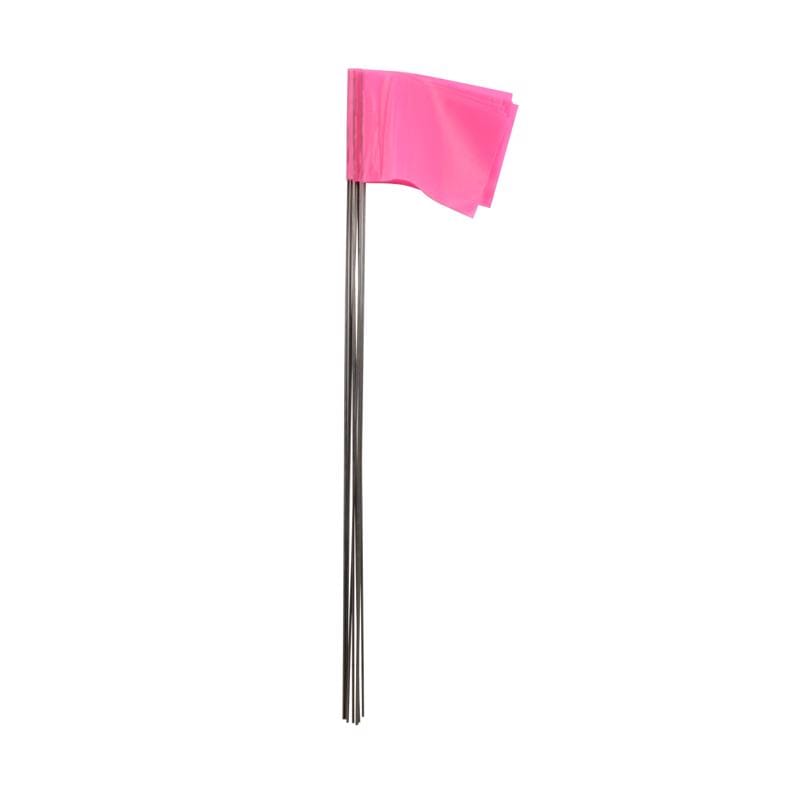 C.H. Hanson 15120 CH Hanson Co. 15 in. Fluorescent Pink Stake Flags PVC 1 pk