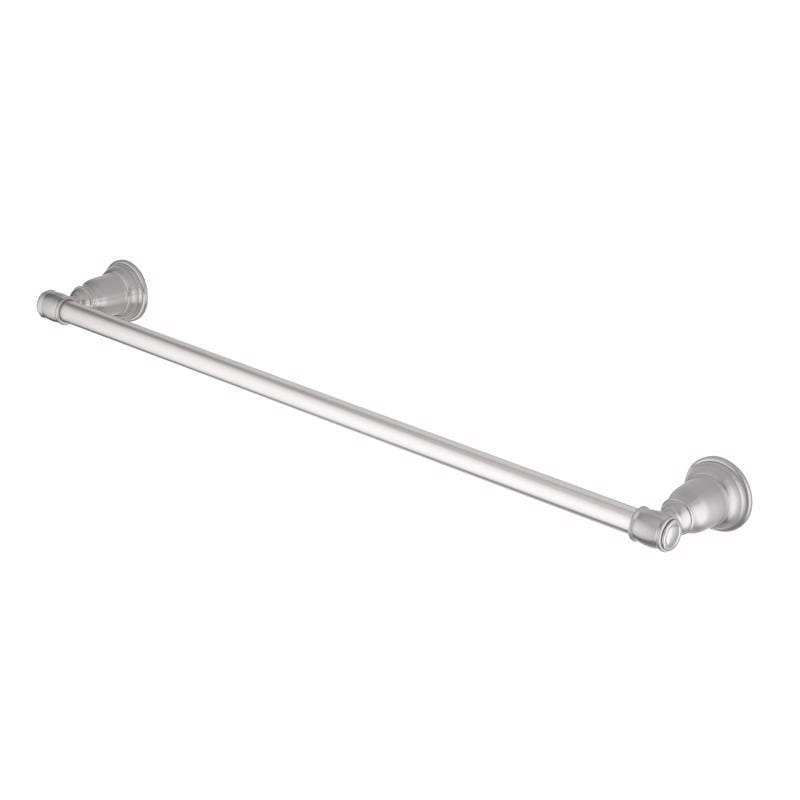 Oakbrook Collection BH-OB4024BN Traditional Brushed Nickel Towel Bar 24 in. L Die Cast Zinc