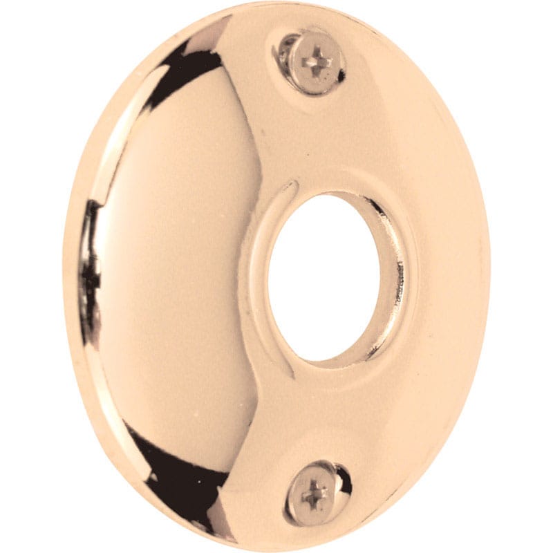 Prime-Line E 2282 Brass Plated Steel Door Knob Rosettes 2 pk