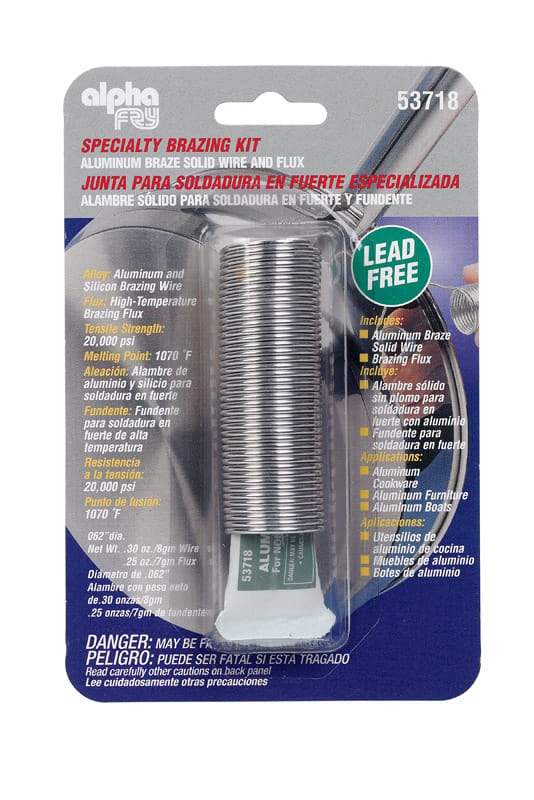 Alpha FRY 53718 0.3 oz Lead-Free Specialty Brazing Kit 0.062 in. D 1 pc