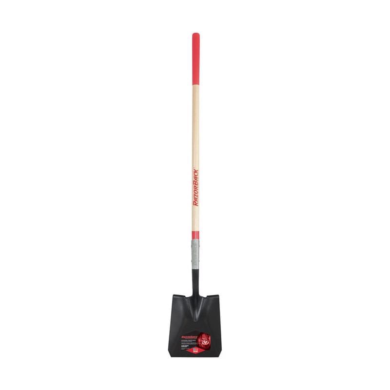 Razor-Back 2593700 59.5 in. Steel Square Digging Shovel Wood Handle