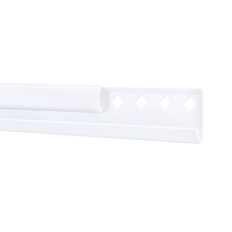 Organized Living 7913457811 Freedom Rail 2.25 in. H X 0.5 in. W X 78 in. L Epoxy Coated Steel Hanging Rail