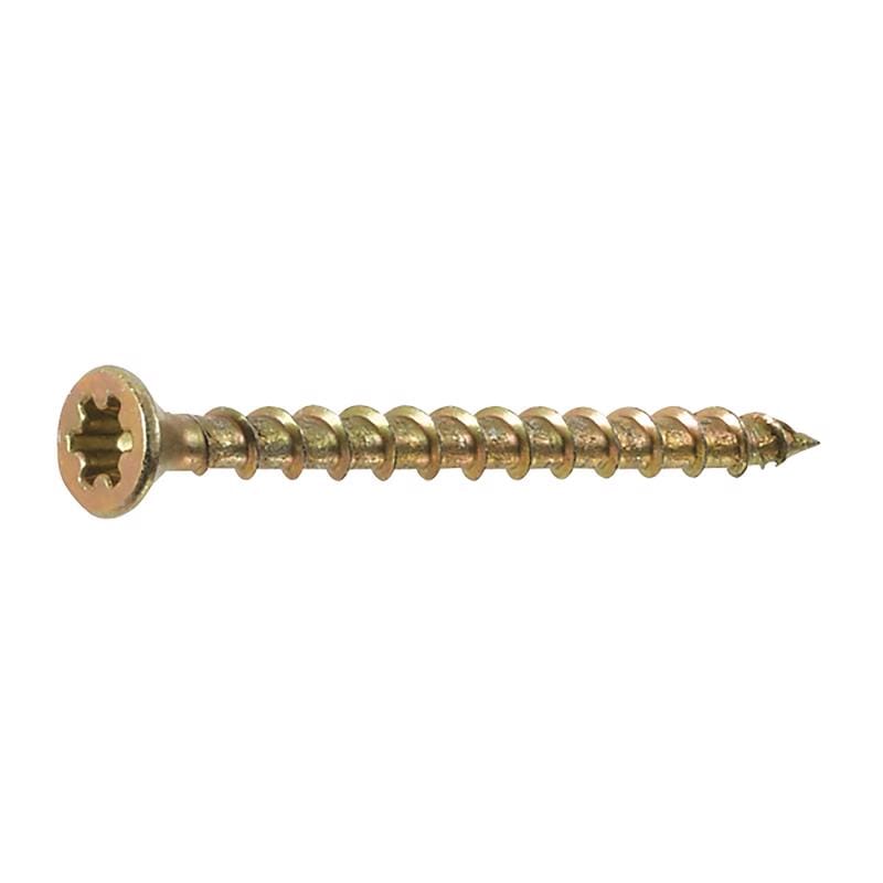 FastenMaster SD-28-FDYZ8134 PAMFast No. 8 X 1-3/4 in. L Star Yellow Zinc Coarse Collated Subfloor Screws 1000 pk