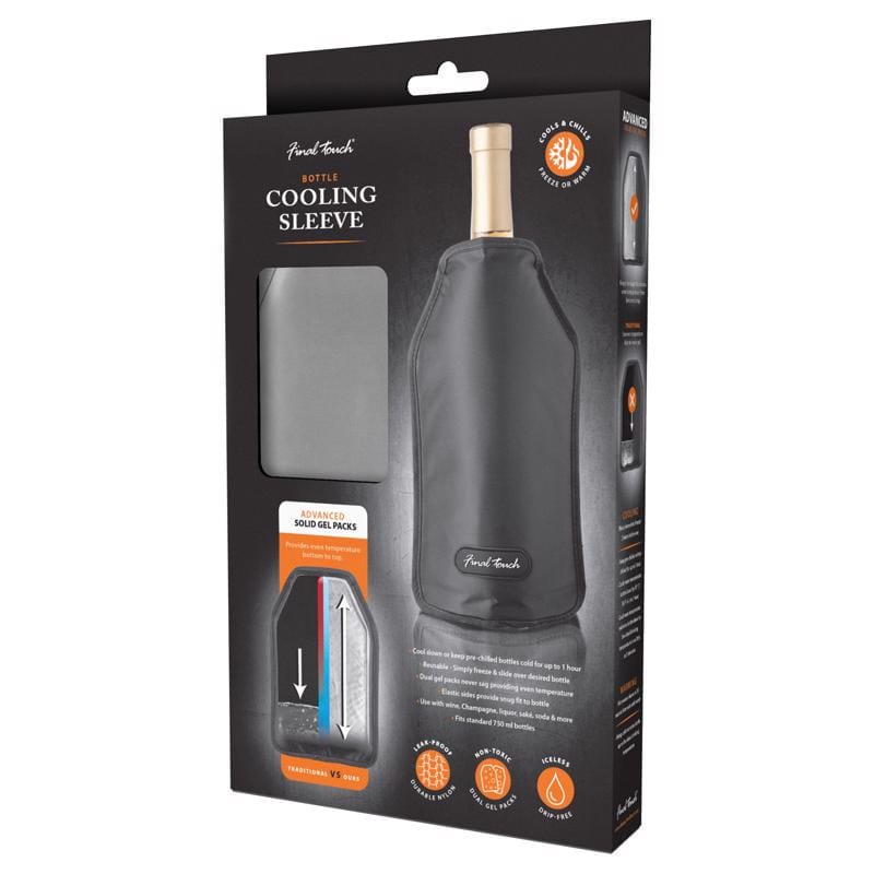 Final Touch FTC8-01 25 oz Gray Nylon Wine Chiller
