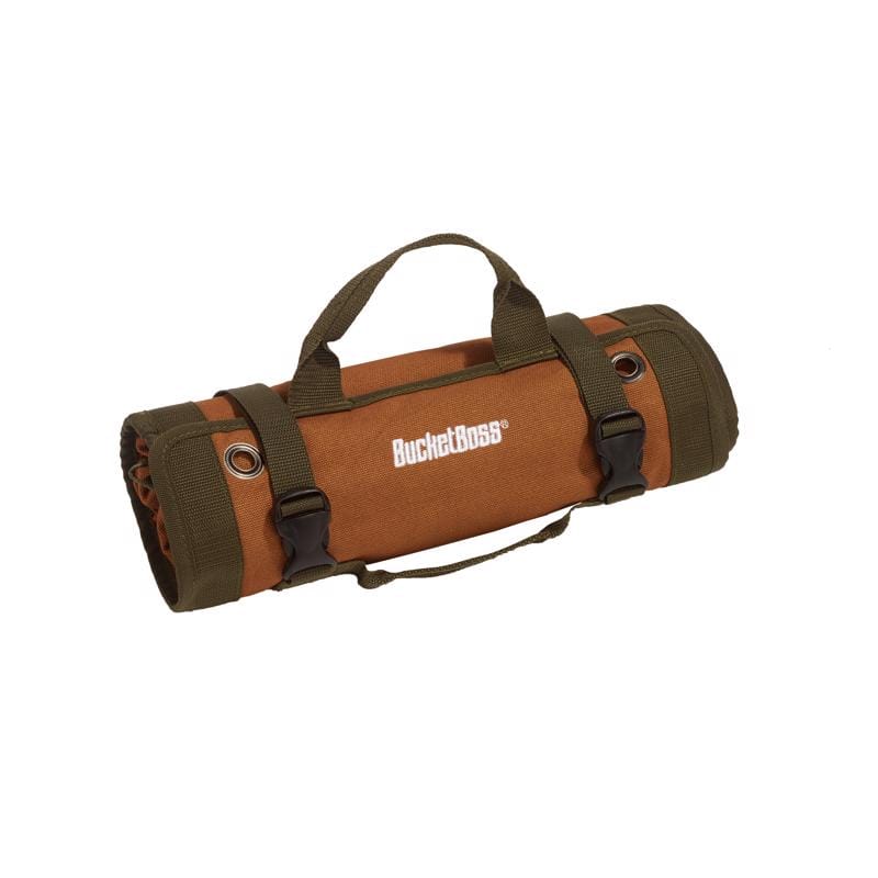 Bucket Boss 74004 26 in. W X 14.5 in. H Canvas Tool Roll Pouch 6 pocket Brown 1 pc