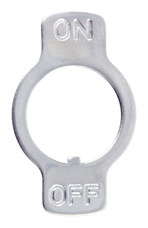 Jandorf 61157 Gray Aluminum Toggle Switch Plate 5 pk