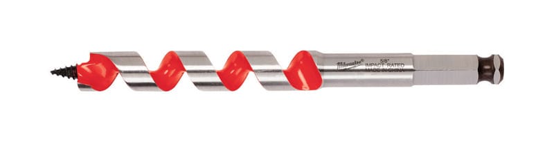 Milwaukee 48-13-0623 5/8 in. D X 6 in. L Ship Auger Bit Hardened Steel 1 pc