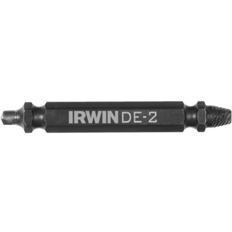 Irwin 1876222 Impact SCREW-GRIP .15 in. M2 High Speed Steel Double-Ended Screw Extractor 2 in. 1 pc