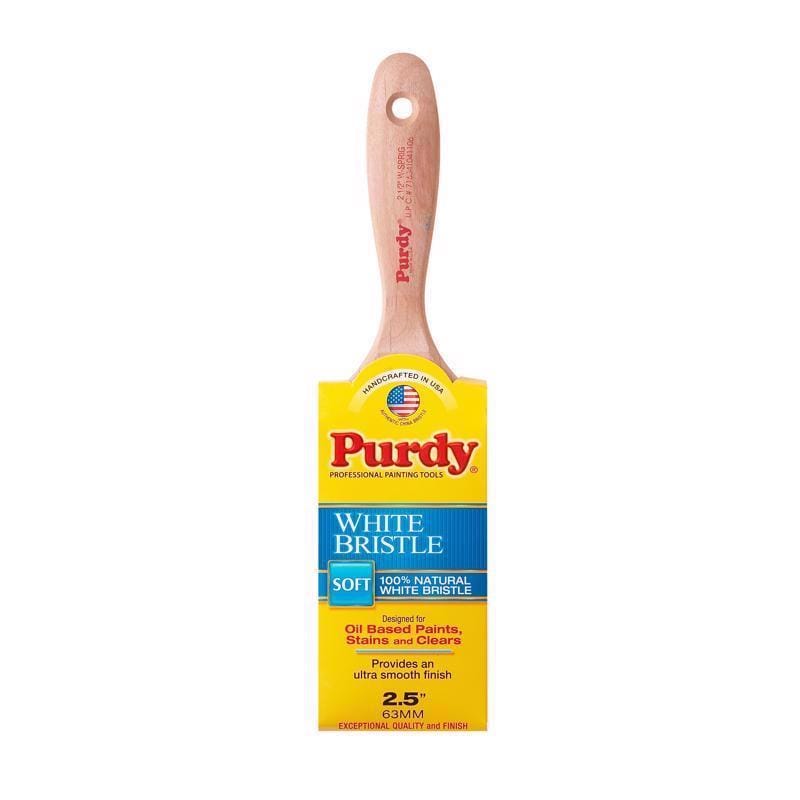 Purdy 145380425 White Bristle Sprig 2-1/2 in. Soft Flat Trim Paint Brush