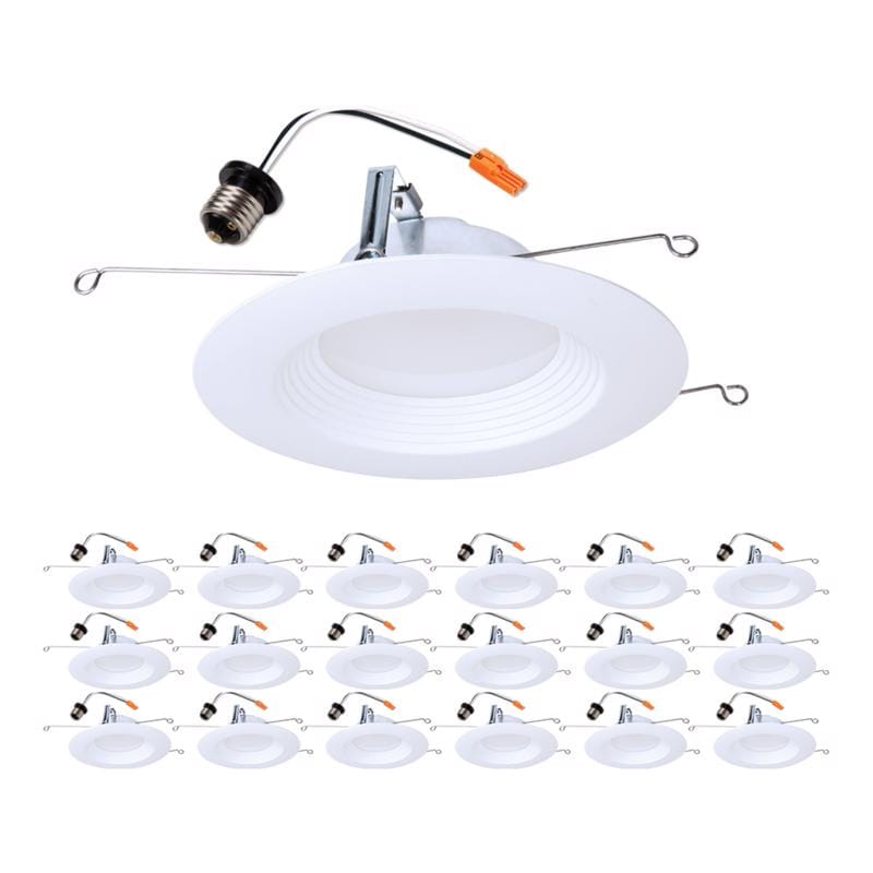 Halo LTE566930-18PK Bright White 5/6 in. W LED Recessed Downlight 10.4 W