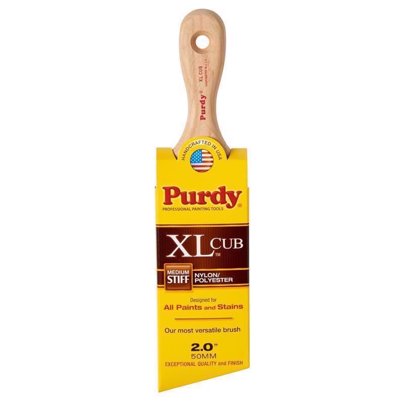 Purdy 144153320 XL Cub 2 in. Medium Stiff Angle Trim Paint Brush