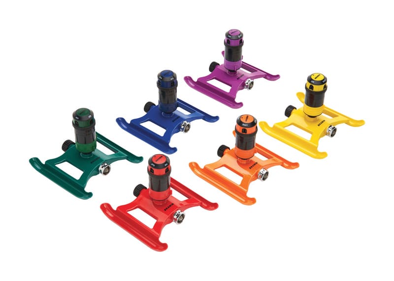 Dramm 10-15090 ColorStorm Metal Sled Base Gear Drive Sprinkler Head 2827 sq ft