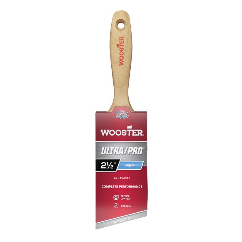 Wooster 4177-2 1/2 Ultra/Pro 2-1/2 in. Firm Angle Paint Brush
