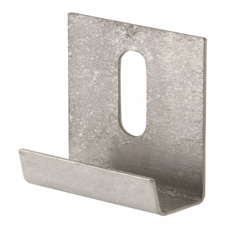 Prime-Line U 9254 Silver Heavy Duty Mirror Holder Clip 15 lb 6 pk