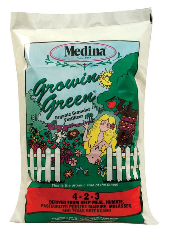 Medina MED GRAN ORG 40 Growing Green Organic Granules All Purpose Plant Food 40 lb