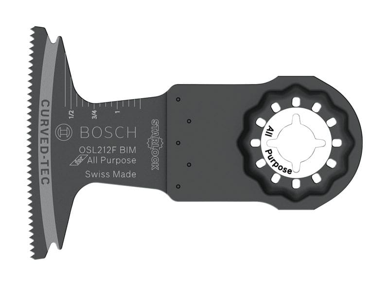 Bosch OSL212F Starlock 2-1/2 in. X 4 in. L Bi-Metal Plunge Blade 1 pk
