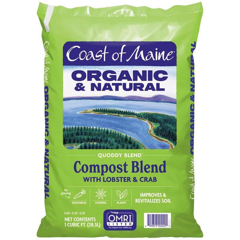 Coast of Maine QD1000 Quoddy Blend Organic Soil Conditioner 1 cu ft