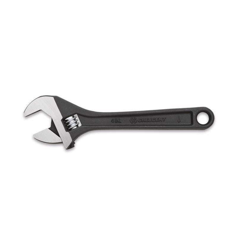 Crescent AT24VS Metric and SAE Adjustable Wrench 4 in. L 1 pc