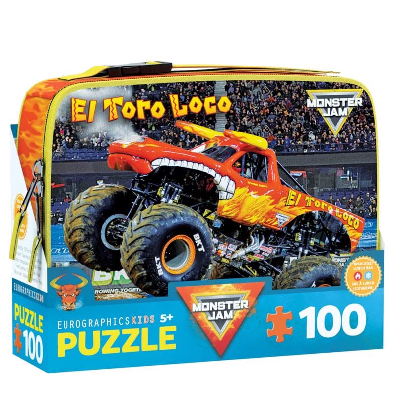 Eurographics 9100-5940 El Toro Loco Monster Jam Jigsaw Puzzles Multicolored 100 pc