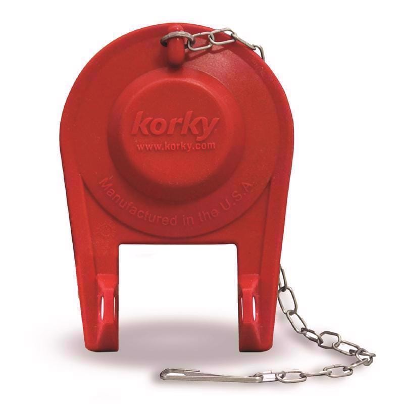 Korky 100BP Ultra High Performance Universal 2 Inch Toilet Flapper Red For Universal
