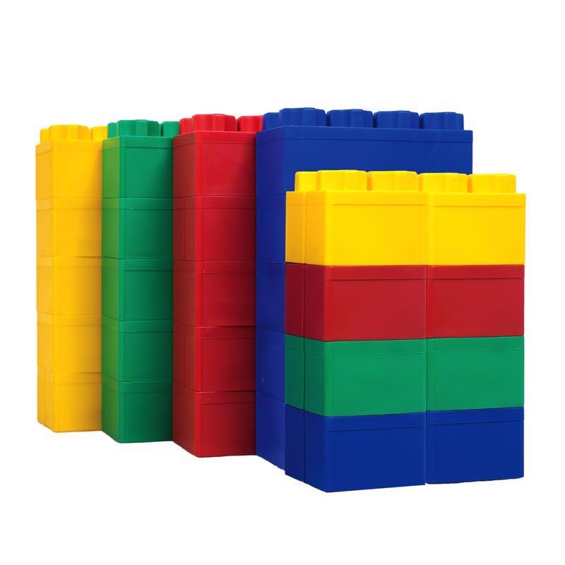 Biggo 207481 Beginner Set Jumbo Building Blocks Assorted 28 pc
