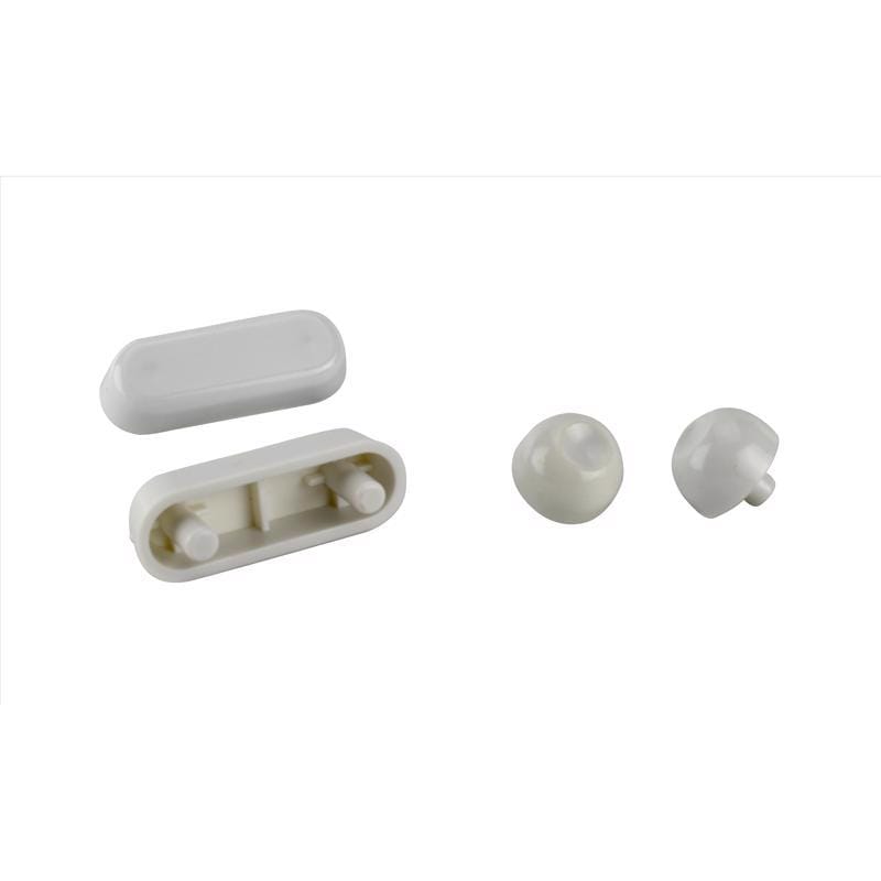 Plumb Pak PP836-41 Toilet Seat Bumpers White Plastic For Universal