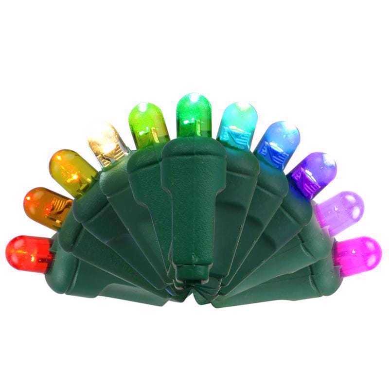 Celebrations RGBWWA5MMA Platinum LED Mini Dot Multicolored 50 ct String Christmas Lights 50 ft.