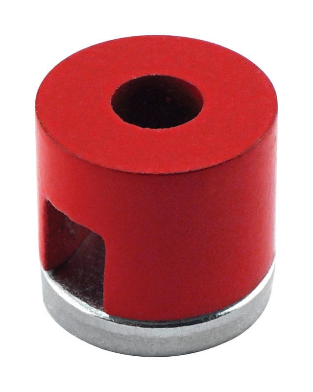 Magnet Source 07258 .375 Dia. in. L X .5 in. W Red Work Holding Magnet 1.5 lb. pull 1 pc