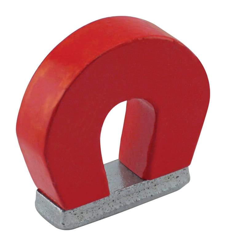 Magnet Source 07279 1 in. L X 1.126 in. W Red Horseshoe Magnet 2 lb. pull 1 pc