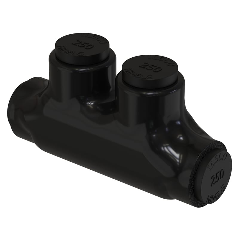 Gardner Bender GBPBT-250 6-250 AWG Inline Splicer Reducer Black 1 pk