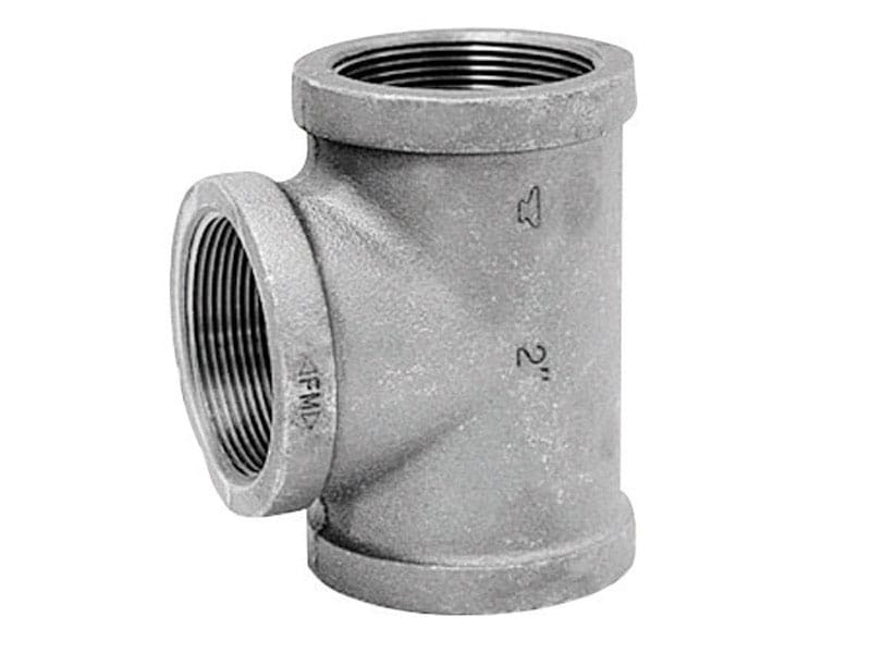 Anvil 8700120358 1/4 in. FPT X 1/4 in. D FPT 1/4 in. D FPT Black Malleable Iron Reducing Tee
