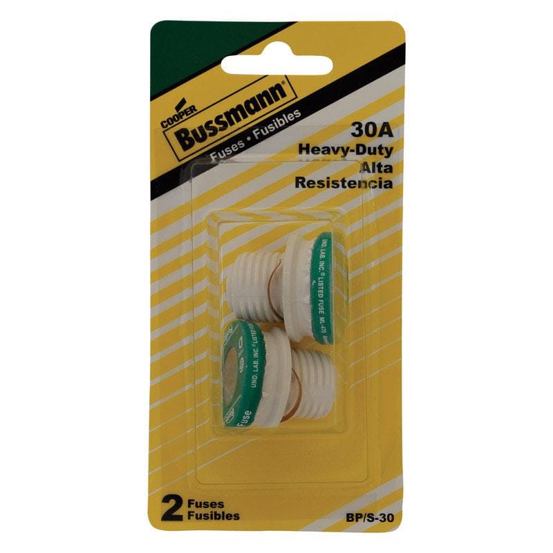 Bussmann BP/S-30 30 amps Type S Plug Fuse 2 pk