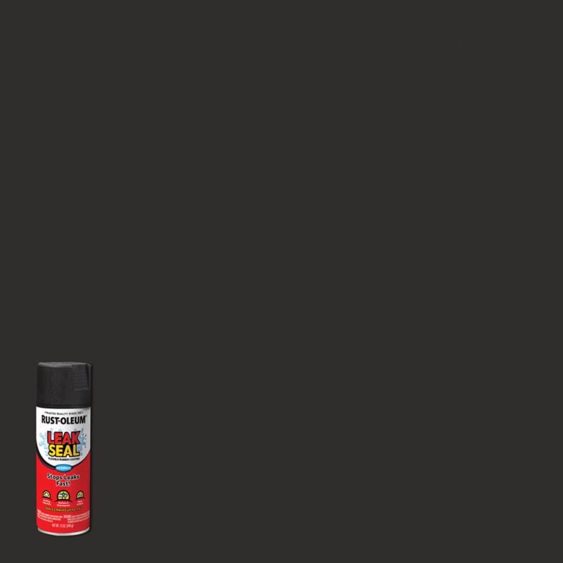 Rust-Oleum 265494 Black Leakseal Flexible Rubber Sealant 12 oz