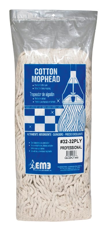 Elite Mops And Brooms 109-32PLY-#32 #32 Cut End Cotton Mop Refill 1 pk