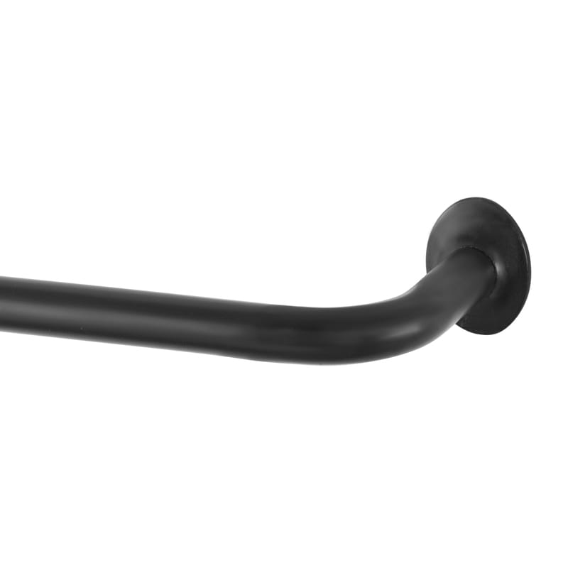 Kenney SN79230V1 Sun Zero Black Modern/Contemporary Curtain Rod 28 in. L X 48 in. L